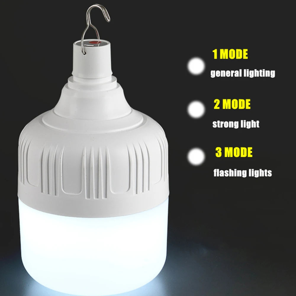 USB Rechargeable Camping Light Bulb